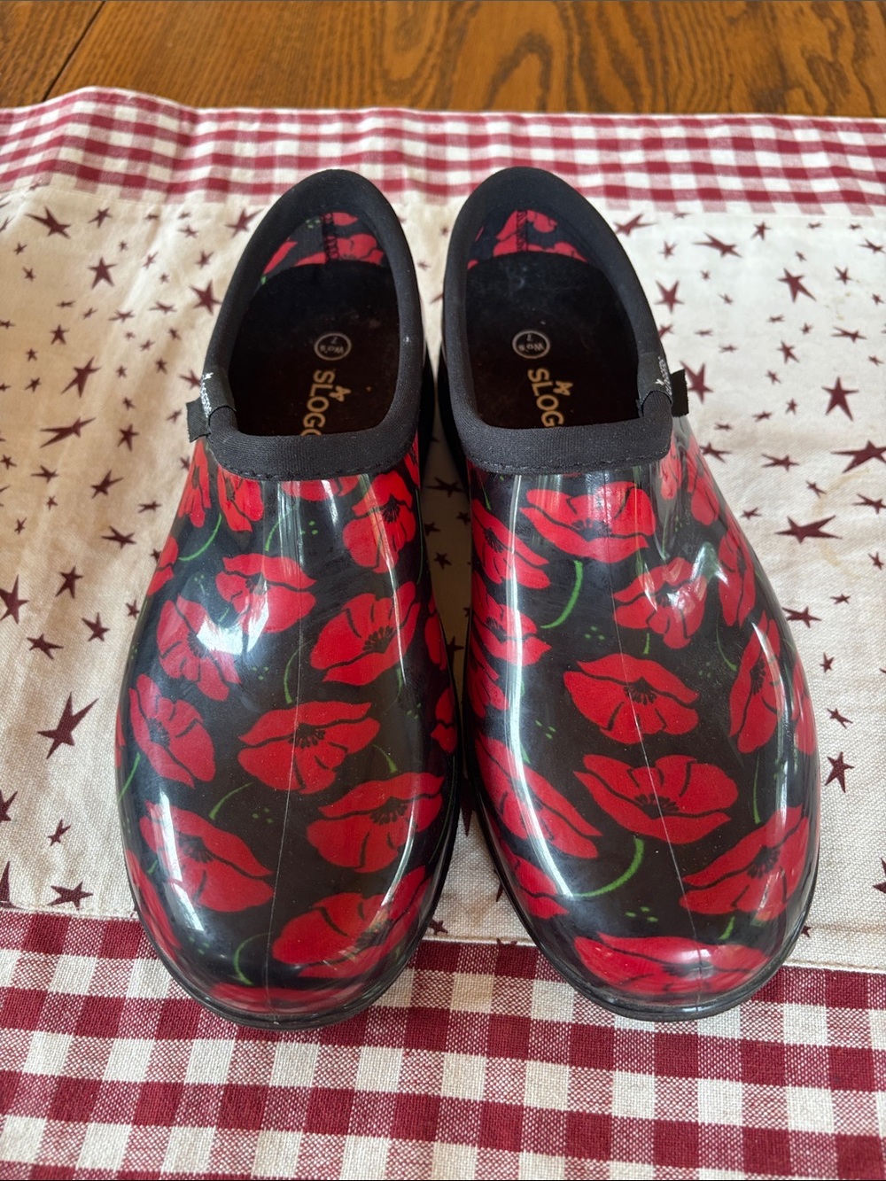 Sloggers Red Poppy Waterproof Garden Shoes